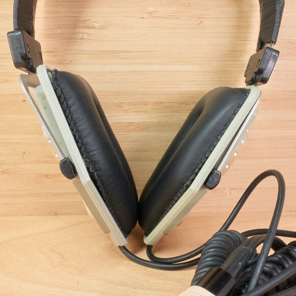 Vintage Transonic AX-10 Headphones / Retro Over-Ear Wired Headset / 1/4" Plug - Picture 4 of 9